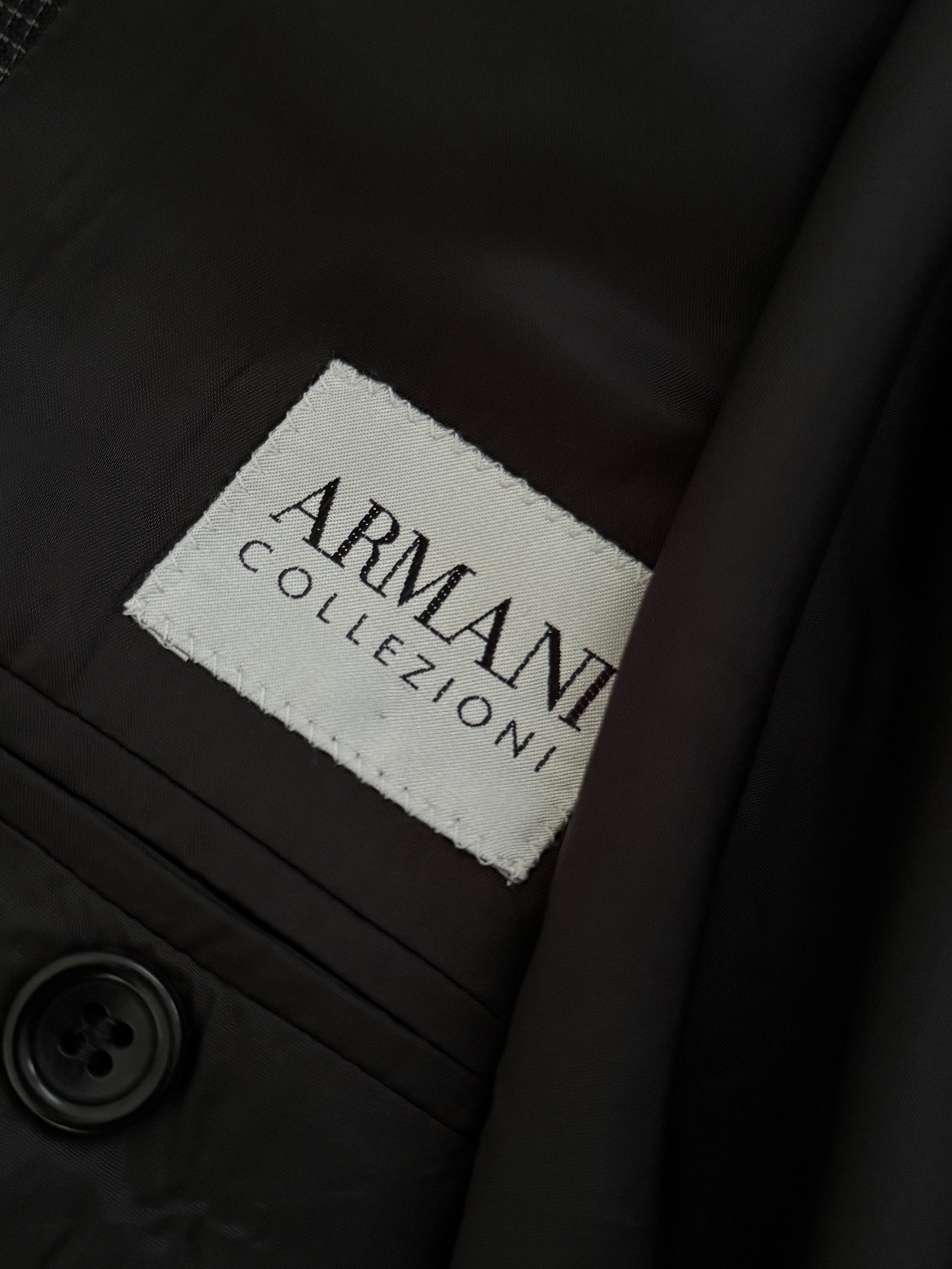Armani 1990s 3B Textured Wool Double-Pleated Suit - Size XL Jacket / 36" Waist