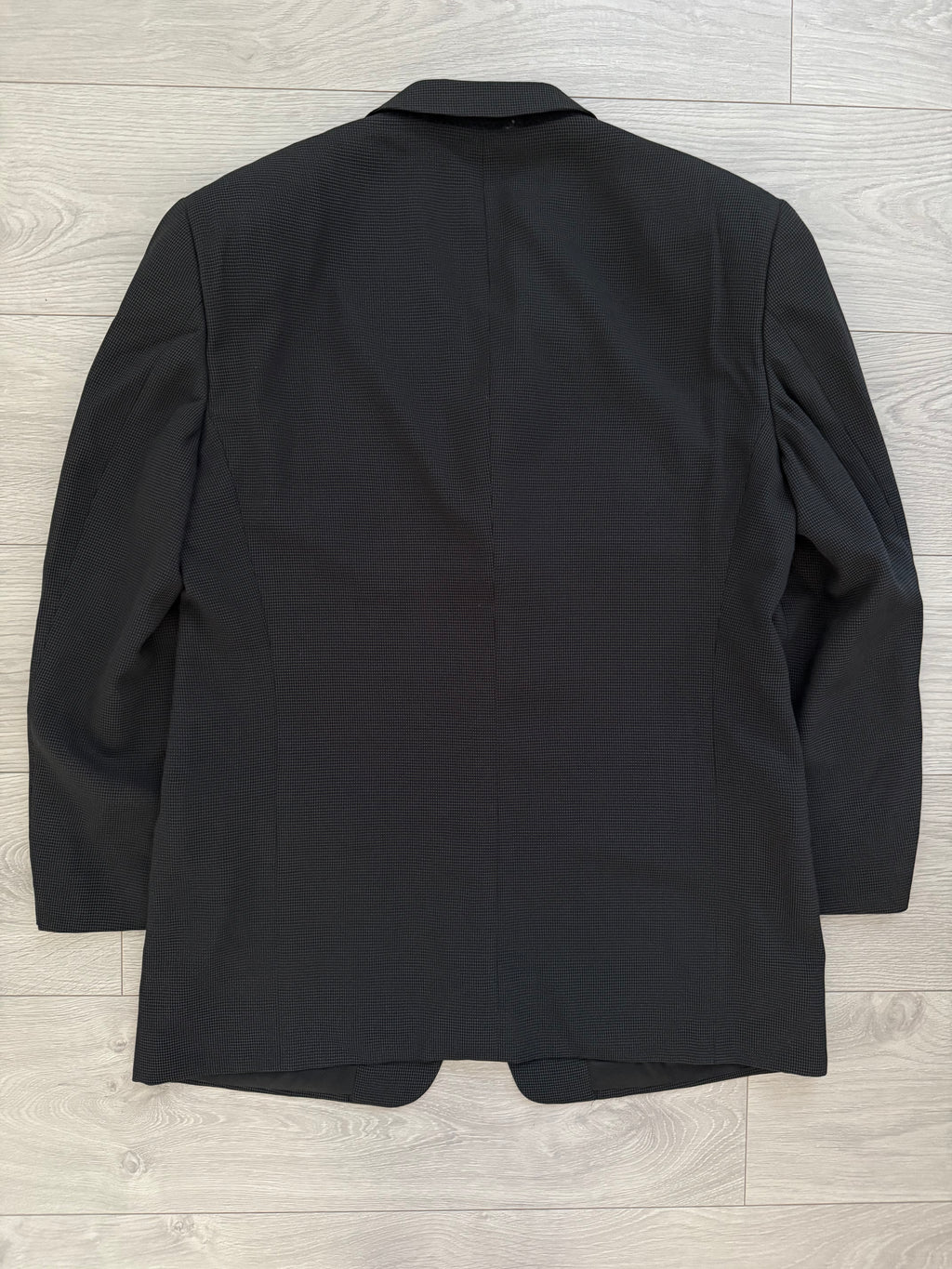 Armani 1990s 3B Textured Wool Double-Pleated Suit - Size XL Jacket / 36" Waist