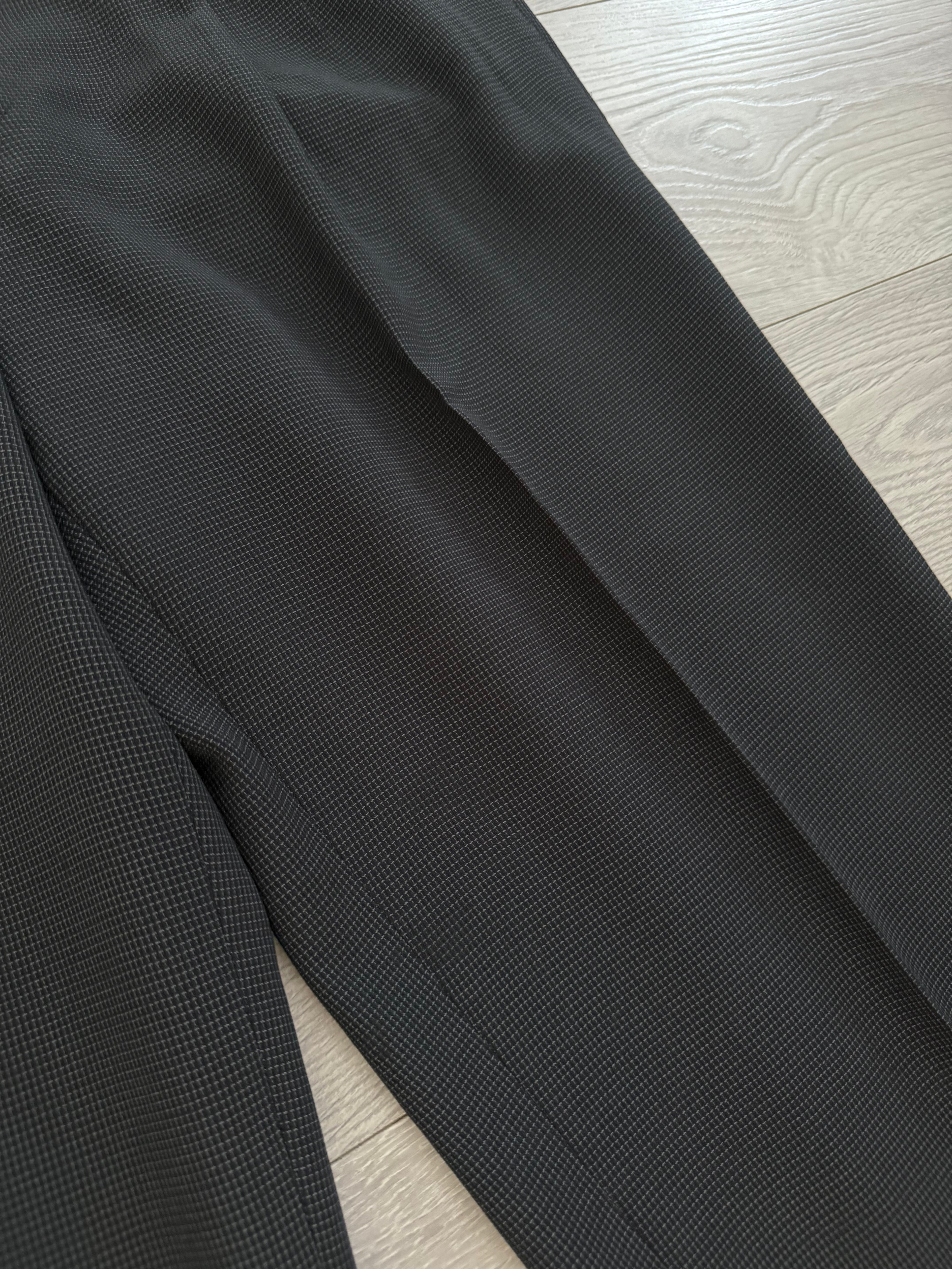 Armani 1990s 3B Textured Wool Double-Pleated Suit - Size XL Jacket / 36" Waist