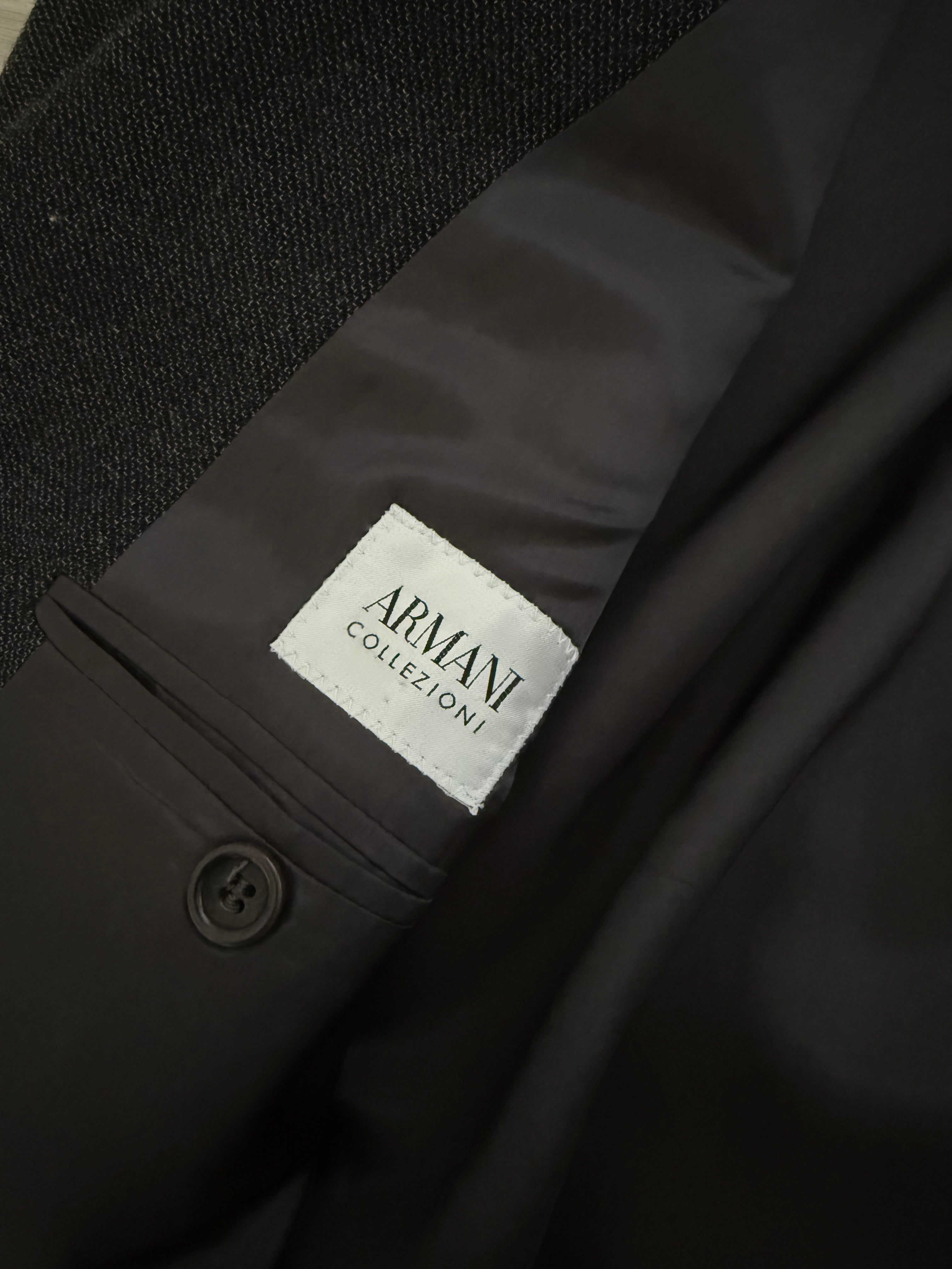 Armani 1990s 3B Wool Double-Pleated Suit Grey - Size L Jacket / 36" Waist