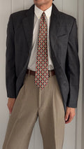 Armani 1990s 3B Wool Check Sport Jacket Blazer - Size M