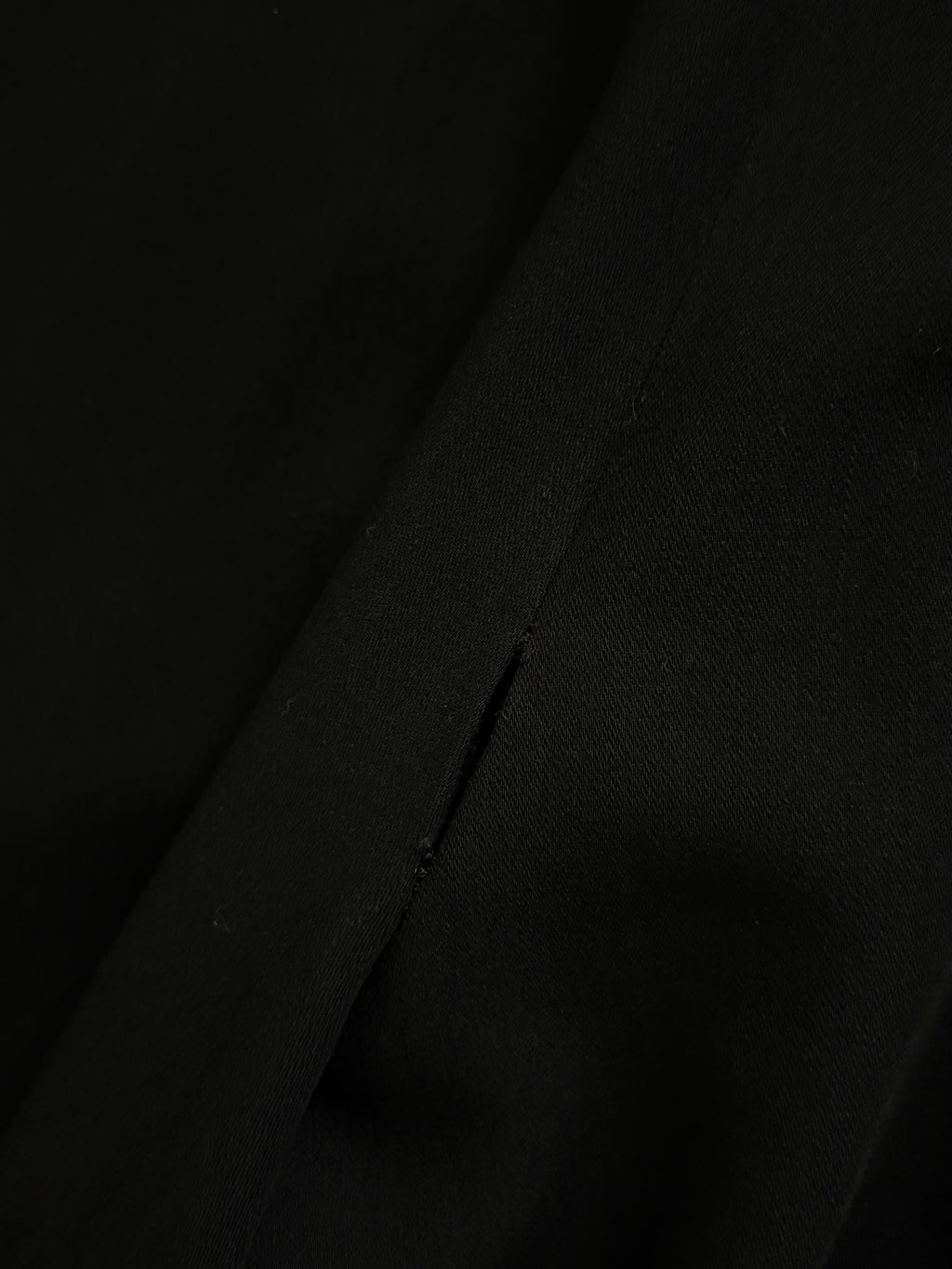 Emporio Armani 1990s Peaked Lapel Double Breasted Pleated Draped Wool Suit Black - Size XL Jacket / 37" Waist