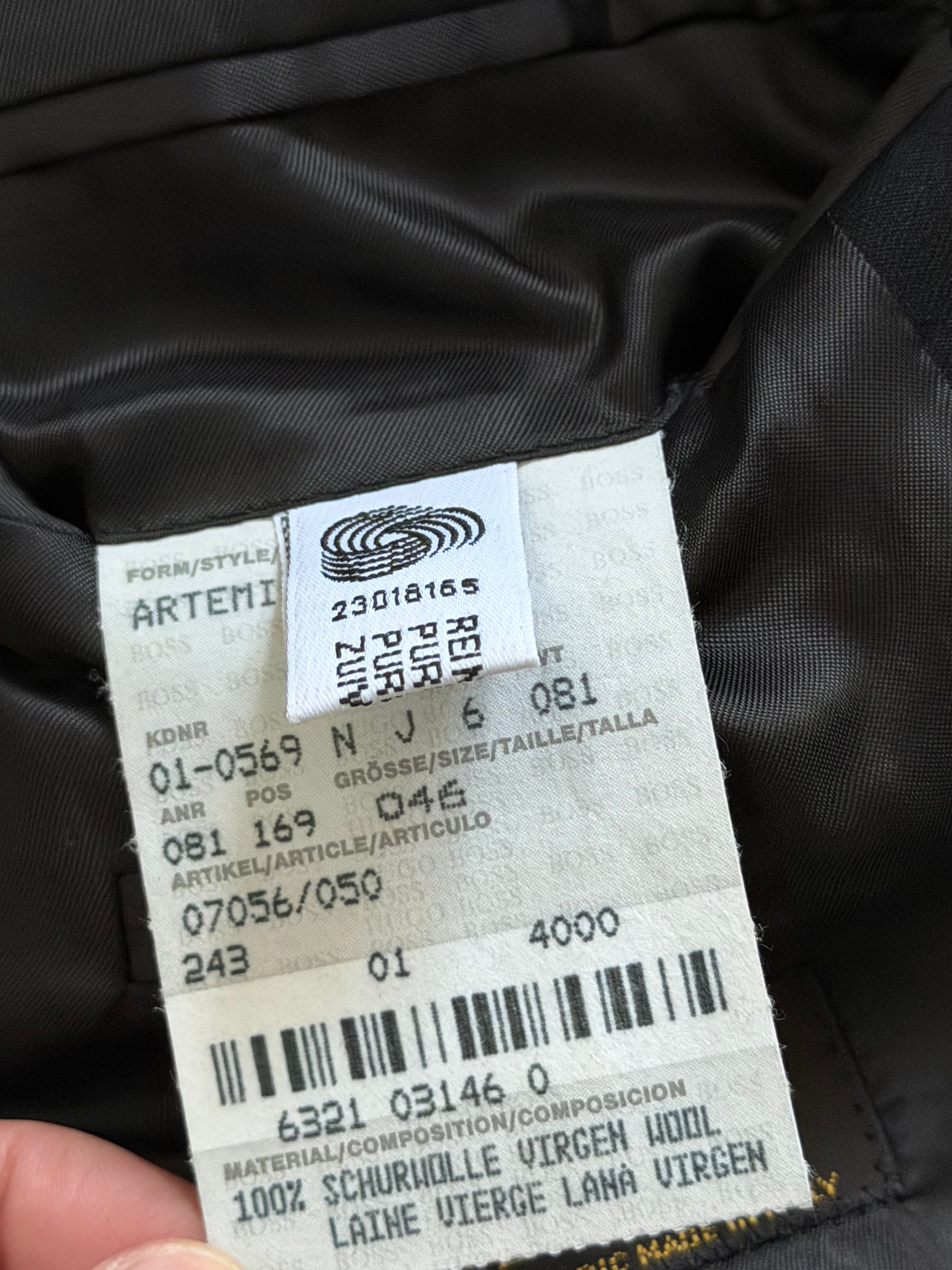 Hugo Boss 1990s Loro Piana Super 110s 3B Metal Button Sport Jacket Blazer - Size S