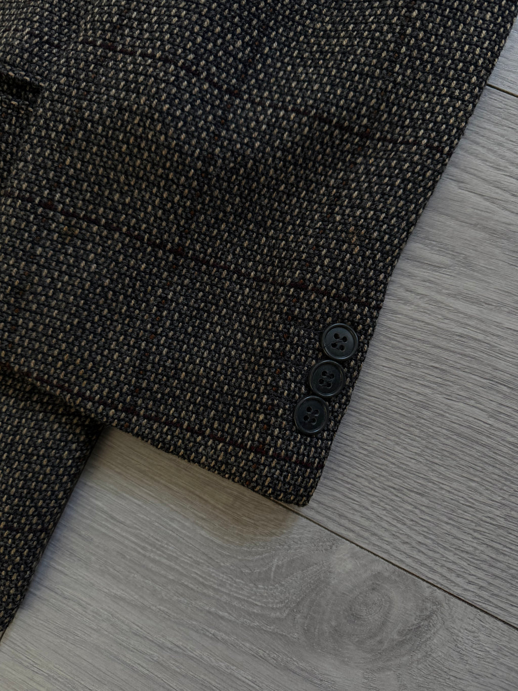 Giorgio Armani 1980s 2B Textured Wool Sport Jacket Blazer - Size M