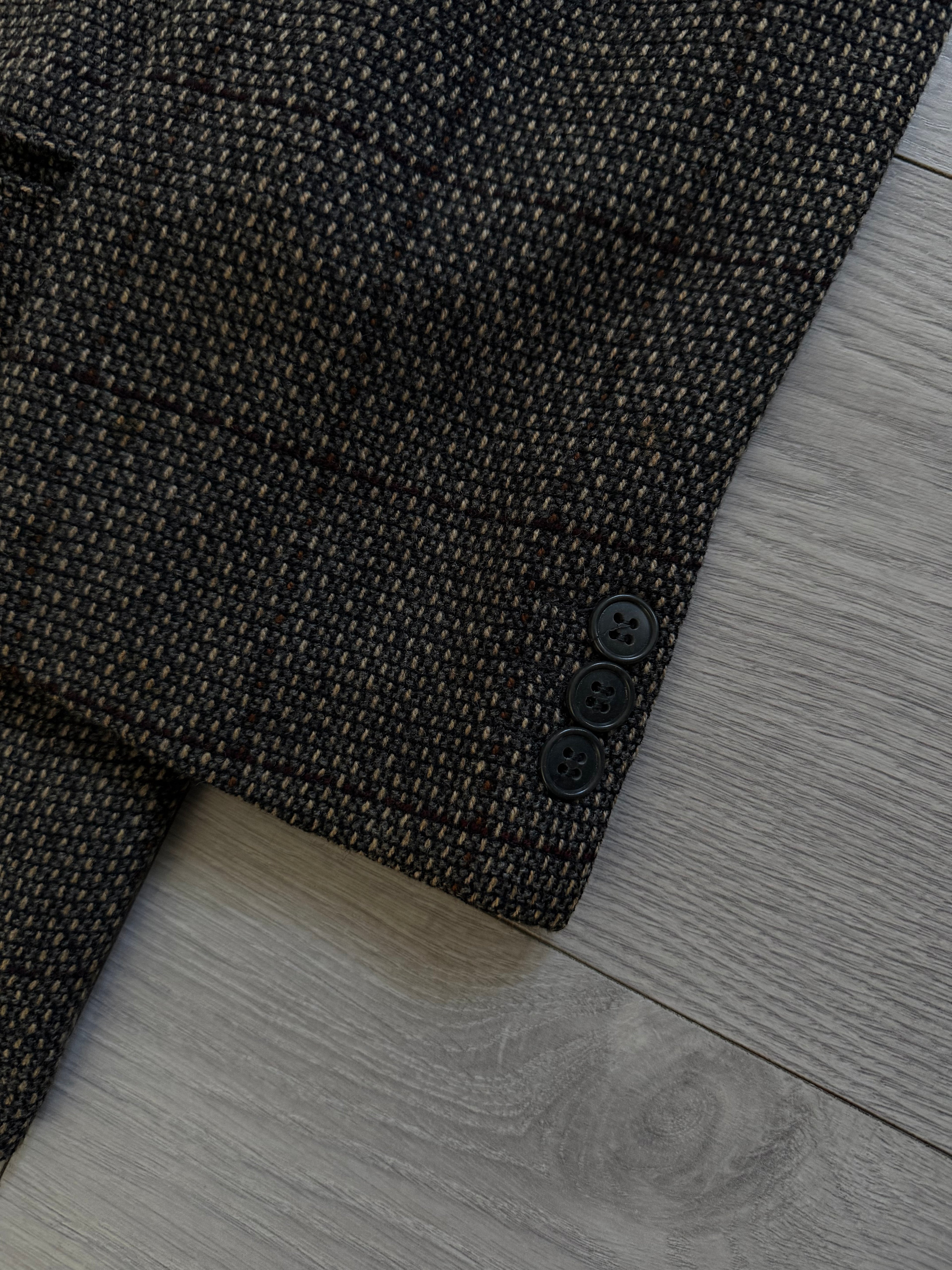 Giorgio Armani 1980s 2B Textured Wool Sport Jacket Blazer - Size M