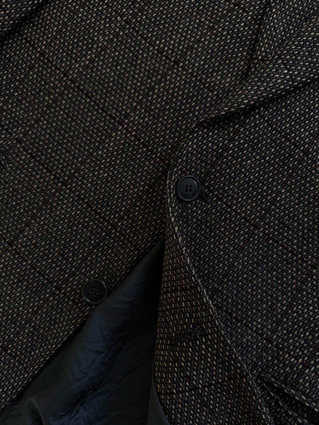 Giorgio Armani 1980s 2B Textured Wool Sport Jacket Blazer - Size M