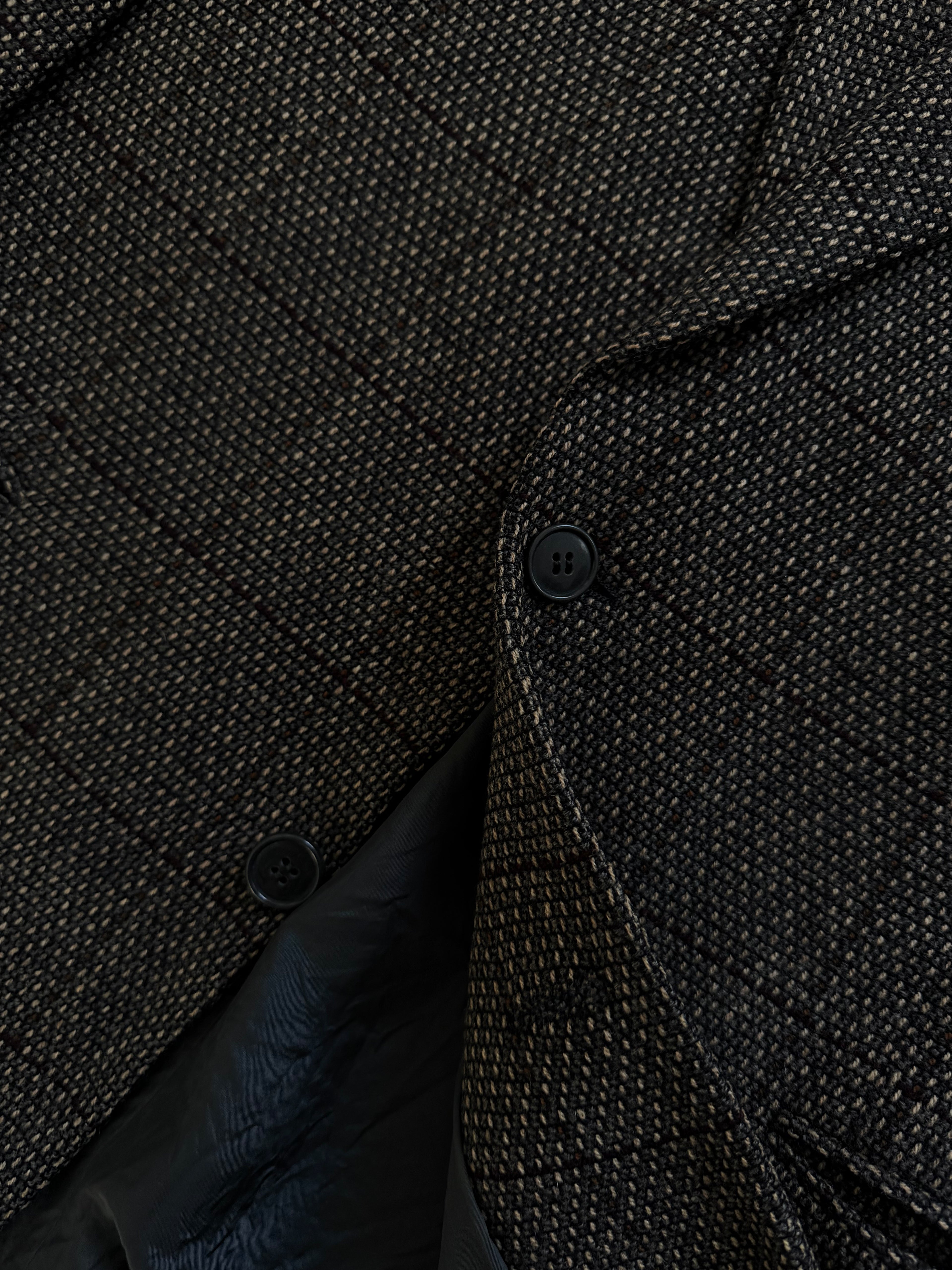 Giorgio Armani 1980s 2B Textured Wool Sport Jacket Blazer - Size M