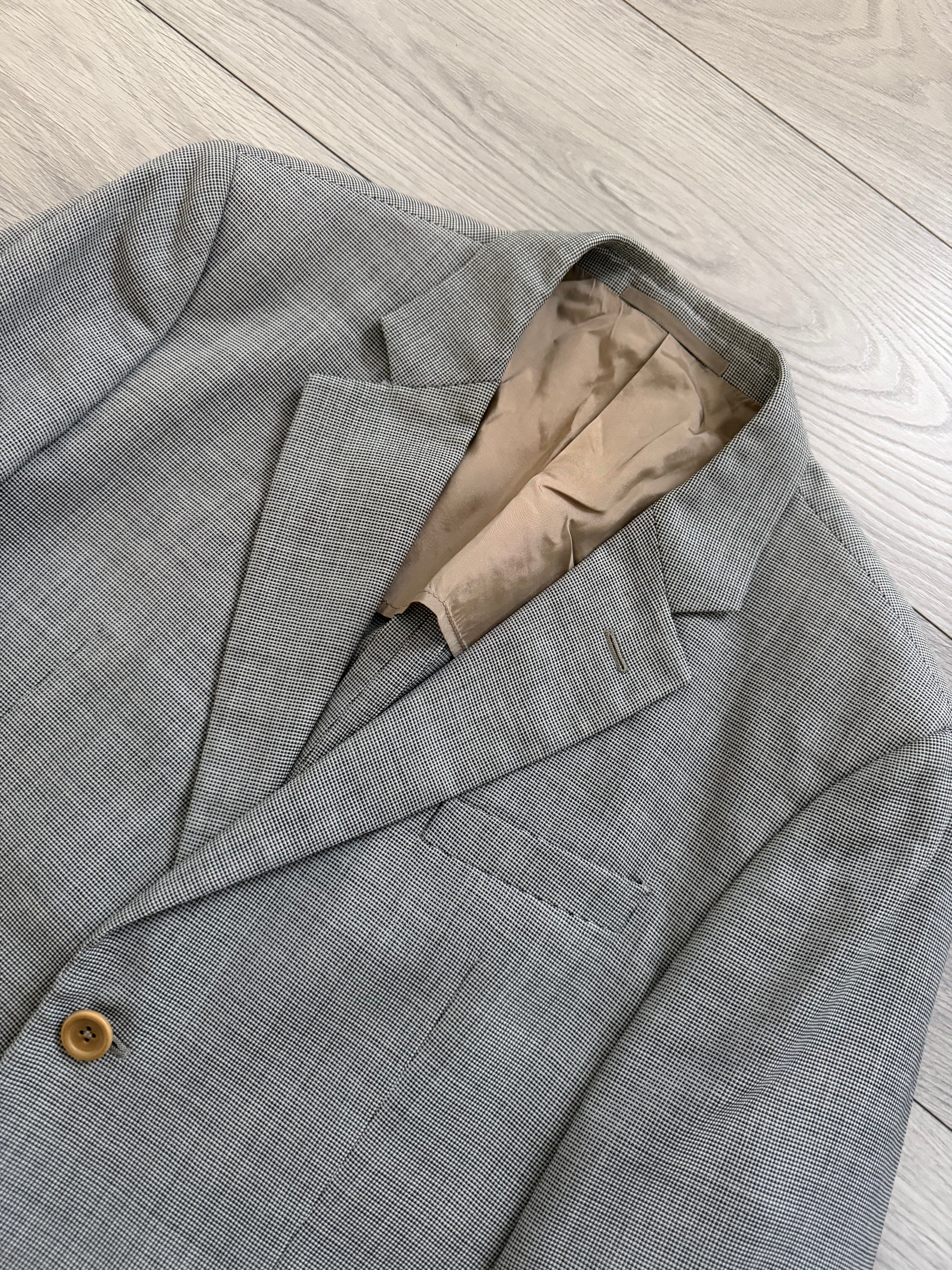 Armani 1990s 2B Textured Wool Silk Sport Jacket Blazer - Size M