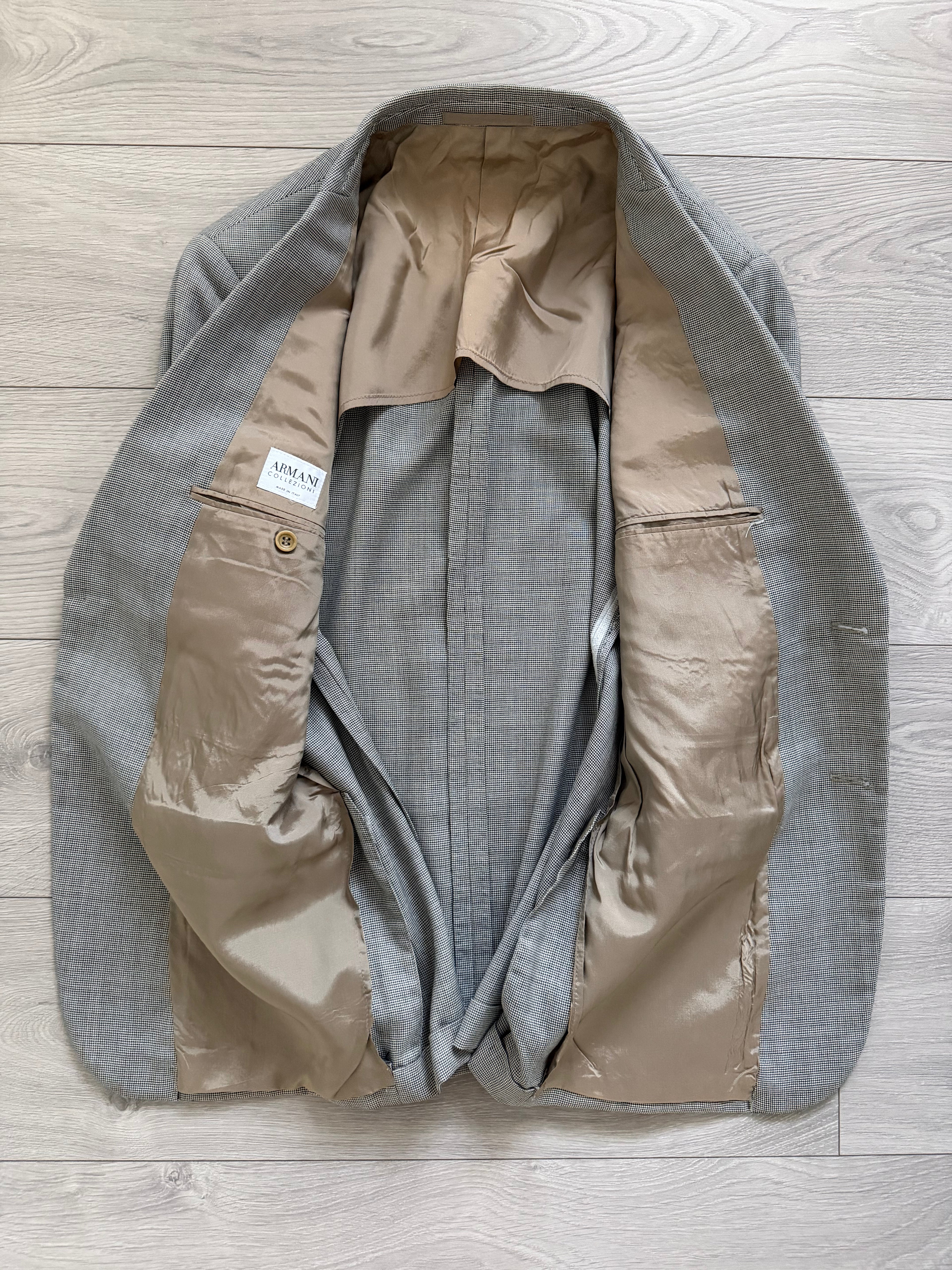 Armani 1990s 2B Textured Wool Silk Sport Jacket Blazer - Size M