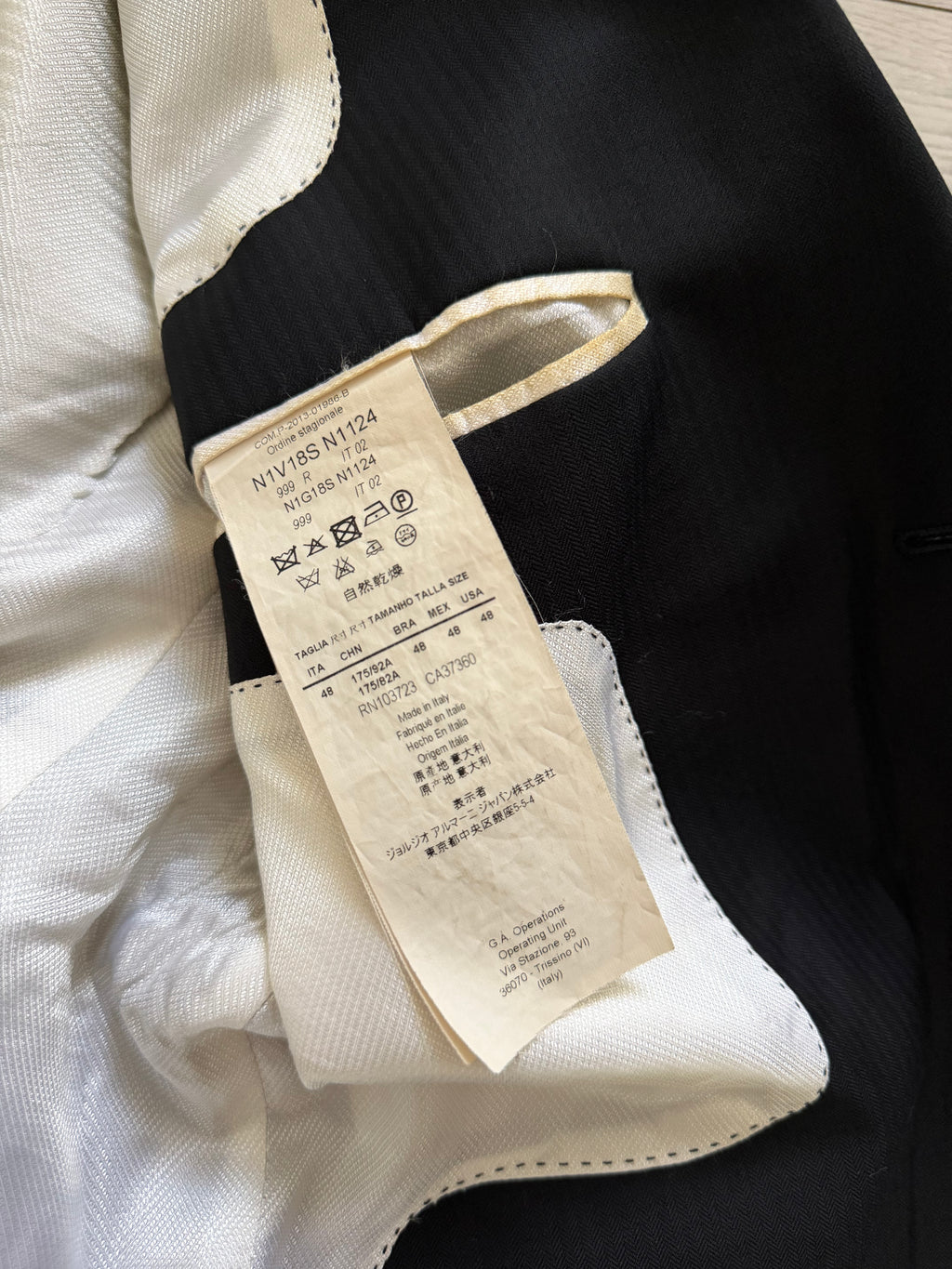 Emporio Armani 2000s 2B Wool Sport Jacket Blazer - Size S