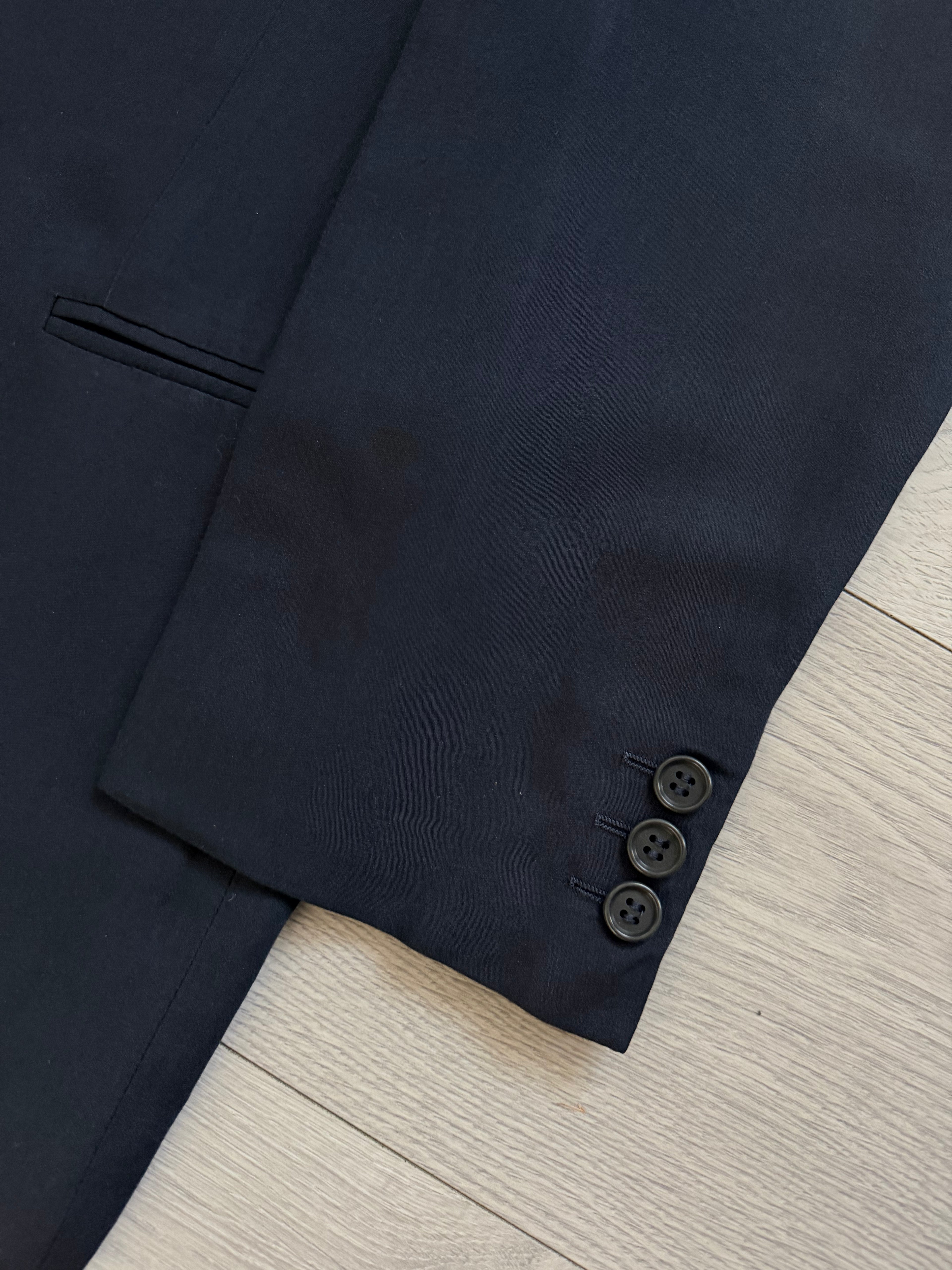 Giorgio Armani Black Label 1990s Double Breasted Shawl Lapel Relaxed Fit Sport Jacket Blazer - Size M