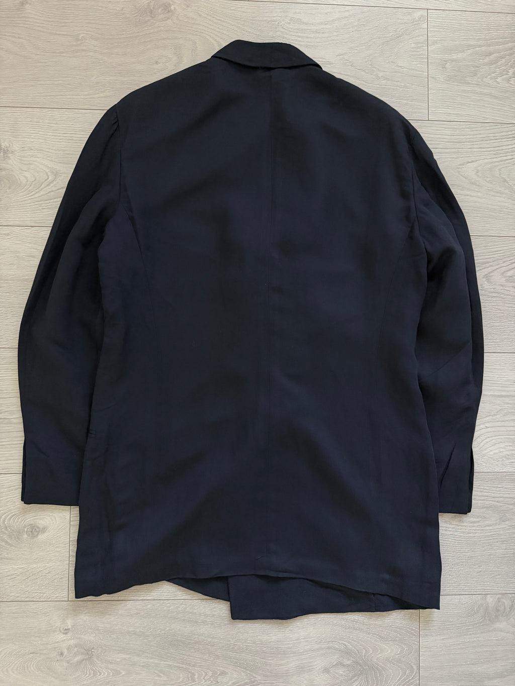 Giorgio Armani Black Label 1990s Double Breasted Shawl Lapel Relaxed Fit Sport Jacket Blazer - Size M