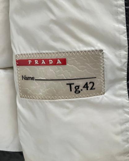 Prada Sport FW2011 Plaque Logo Down Puffer Jacket - Size Womens IT42