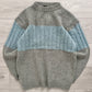 Salomon 1990s Cable Knit Panelled Sweater - Size S