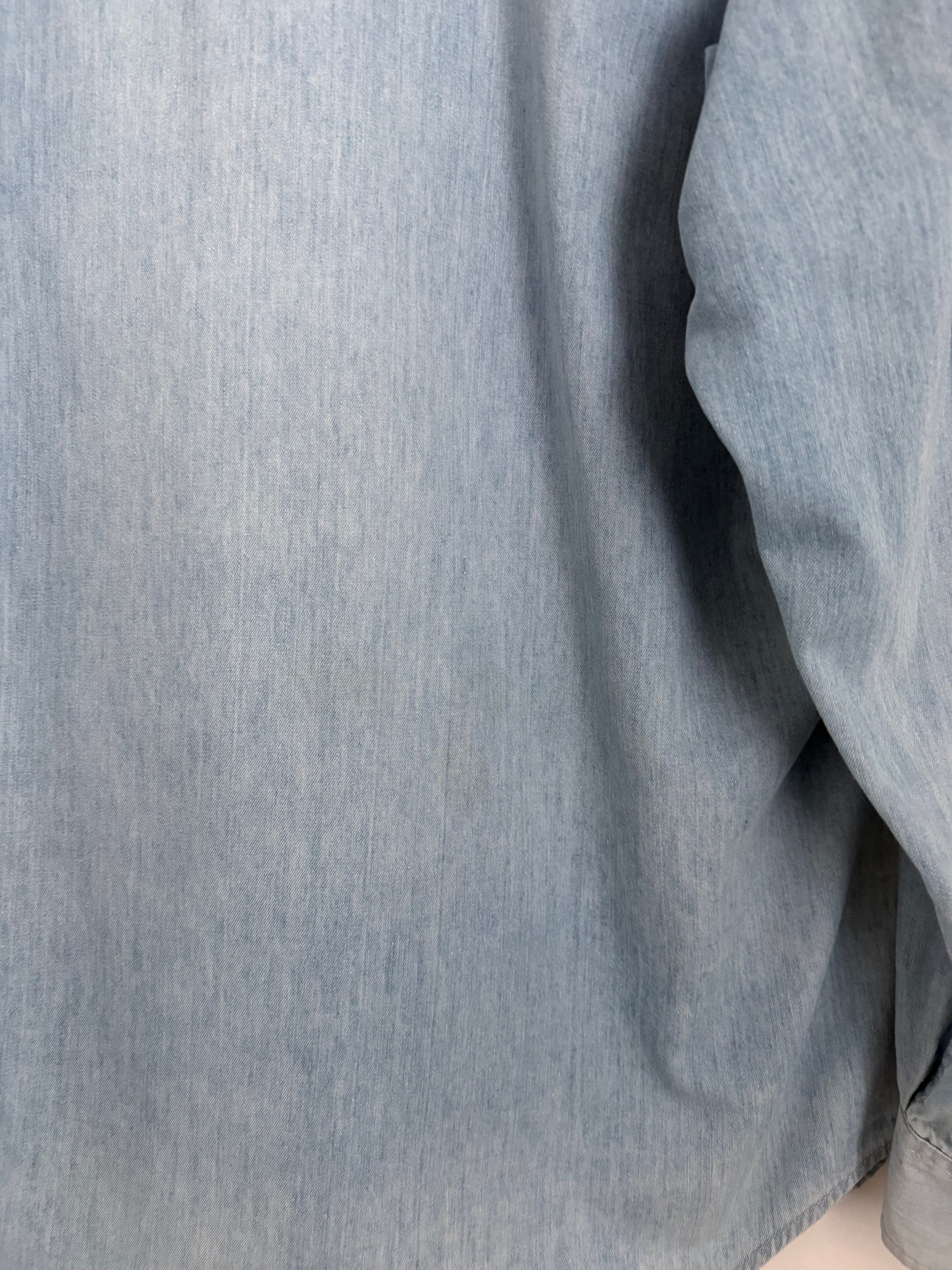Valentino 1980s Denim Cotton Shirt - Size M