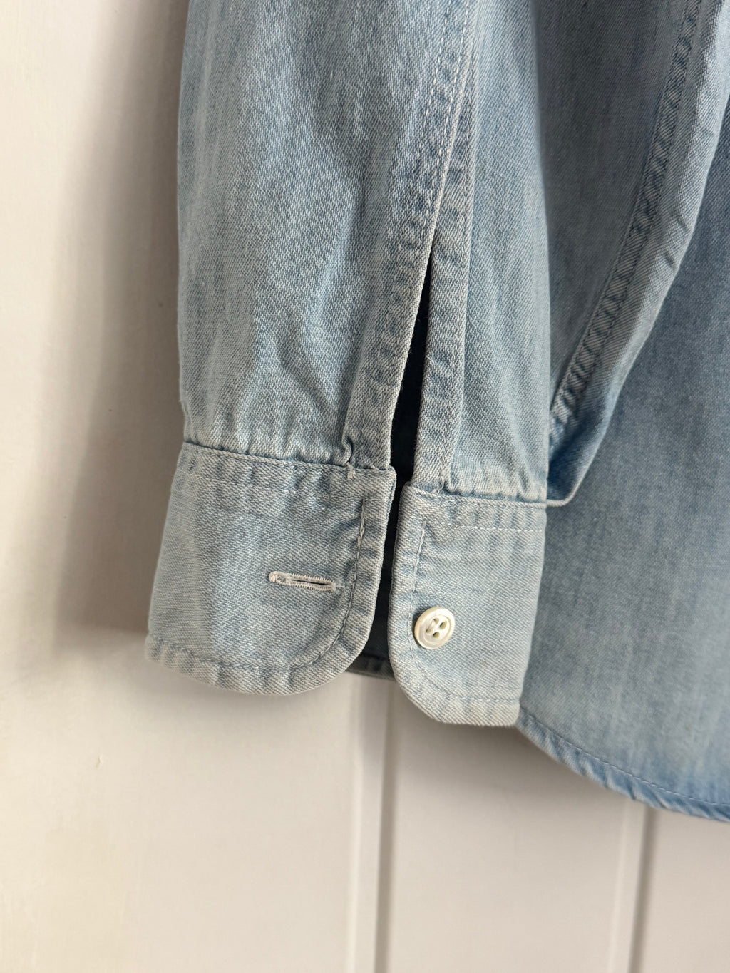 Valentino 1980s Denim Cotton Shirt - Size M