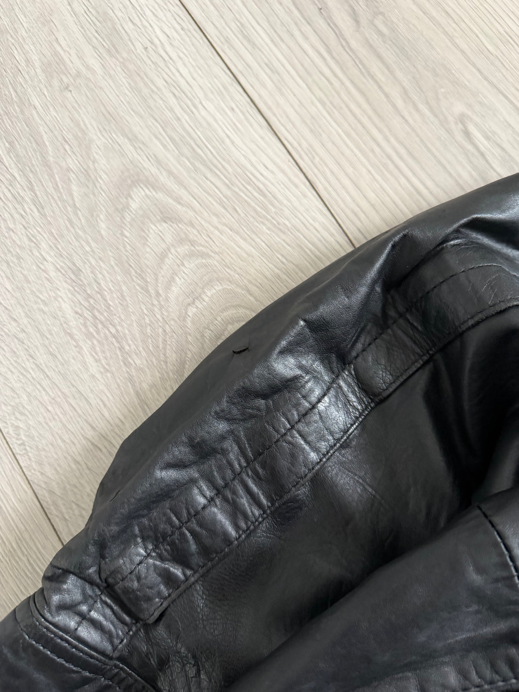 Valentino 1980s Panelled Soft Leather Jacket - Size L
