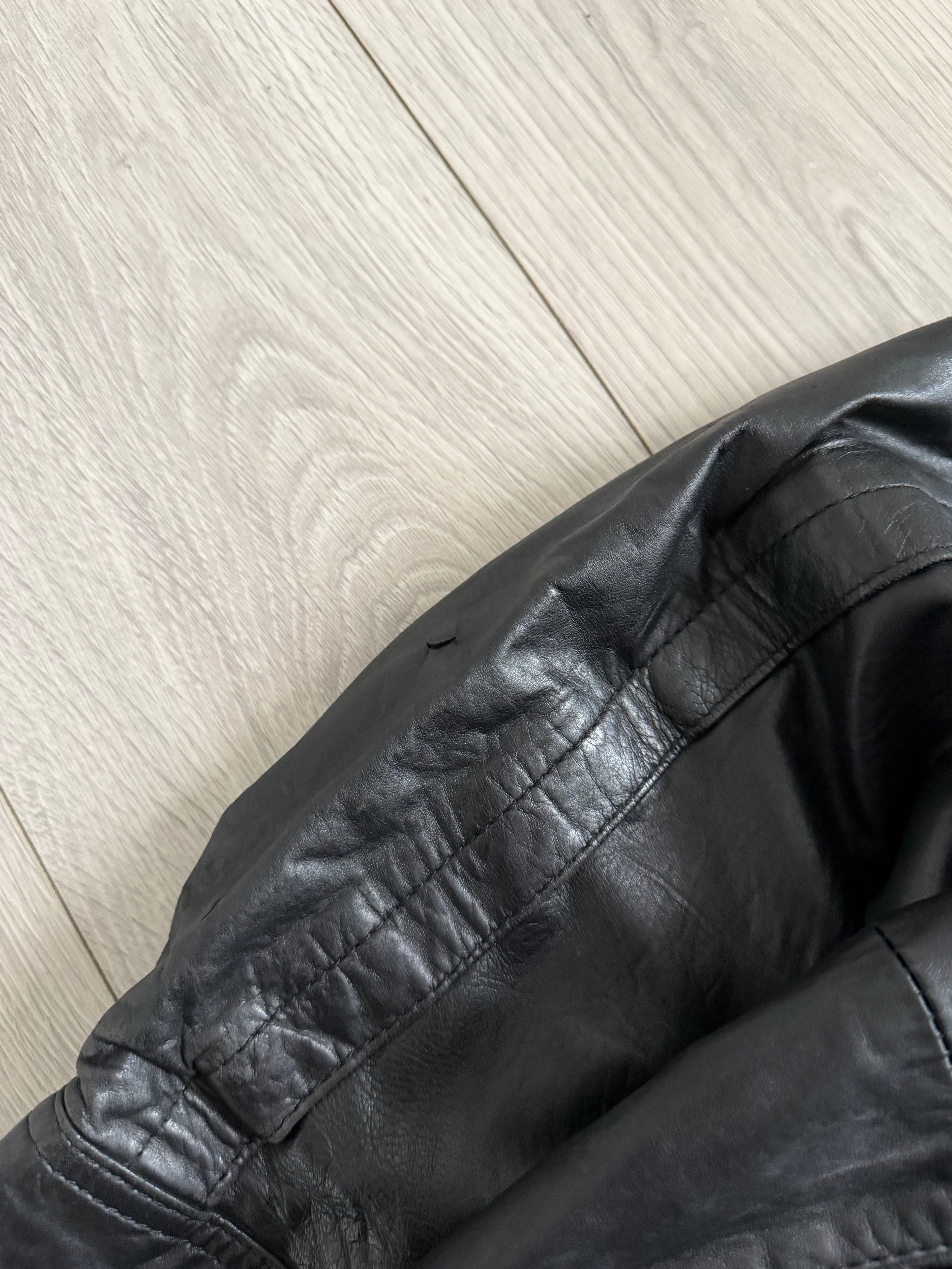 Valentino 1980s Panelled Soft Leather Jacket - Size L