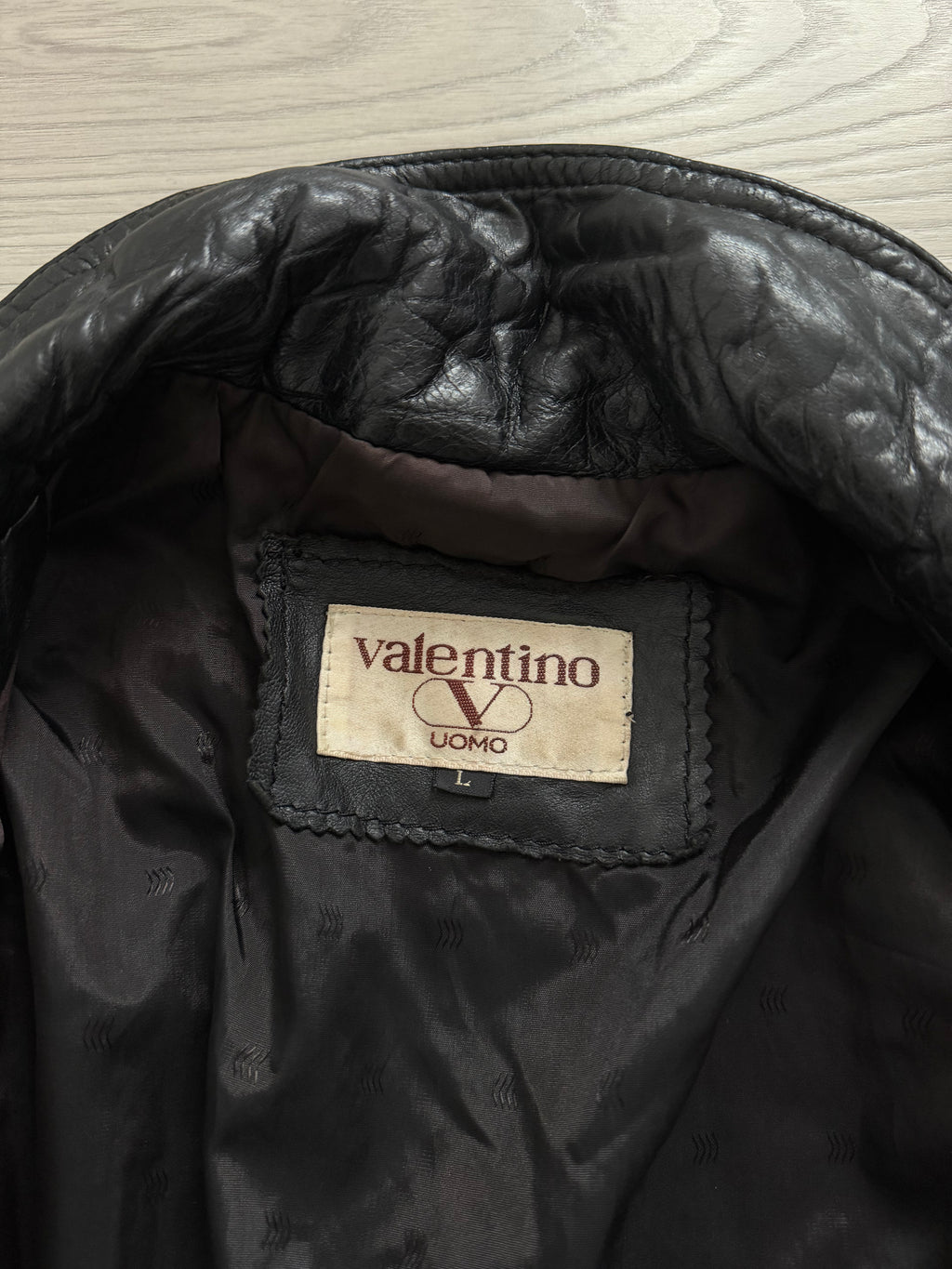 Valentino 1980s Panelled Soft Leather Jacket - Size L