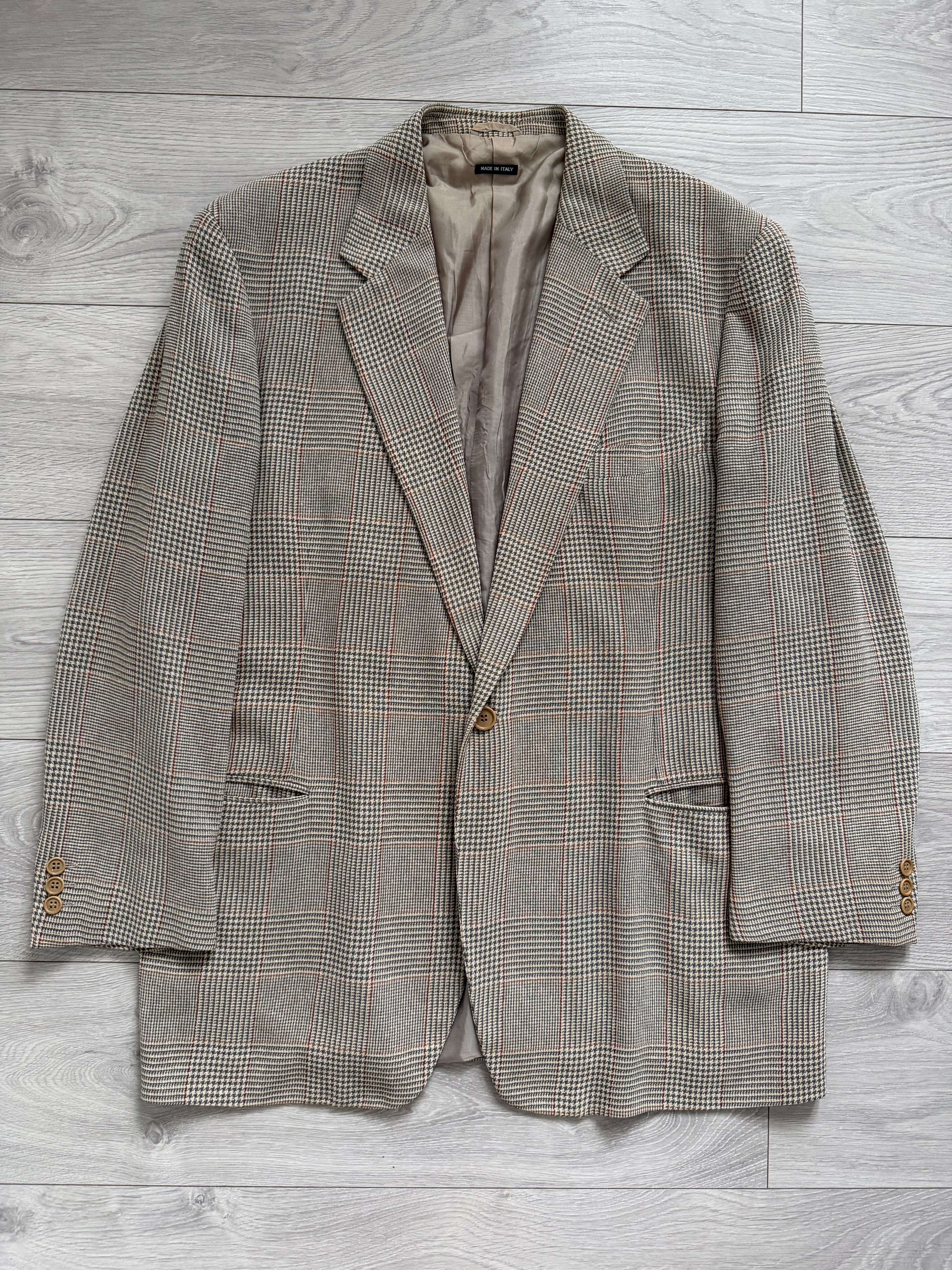 Giorgio Armani Black Label 1990s Silk Wool 1B Sport Jacket Blazer - Size XXL