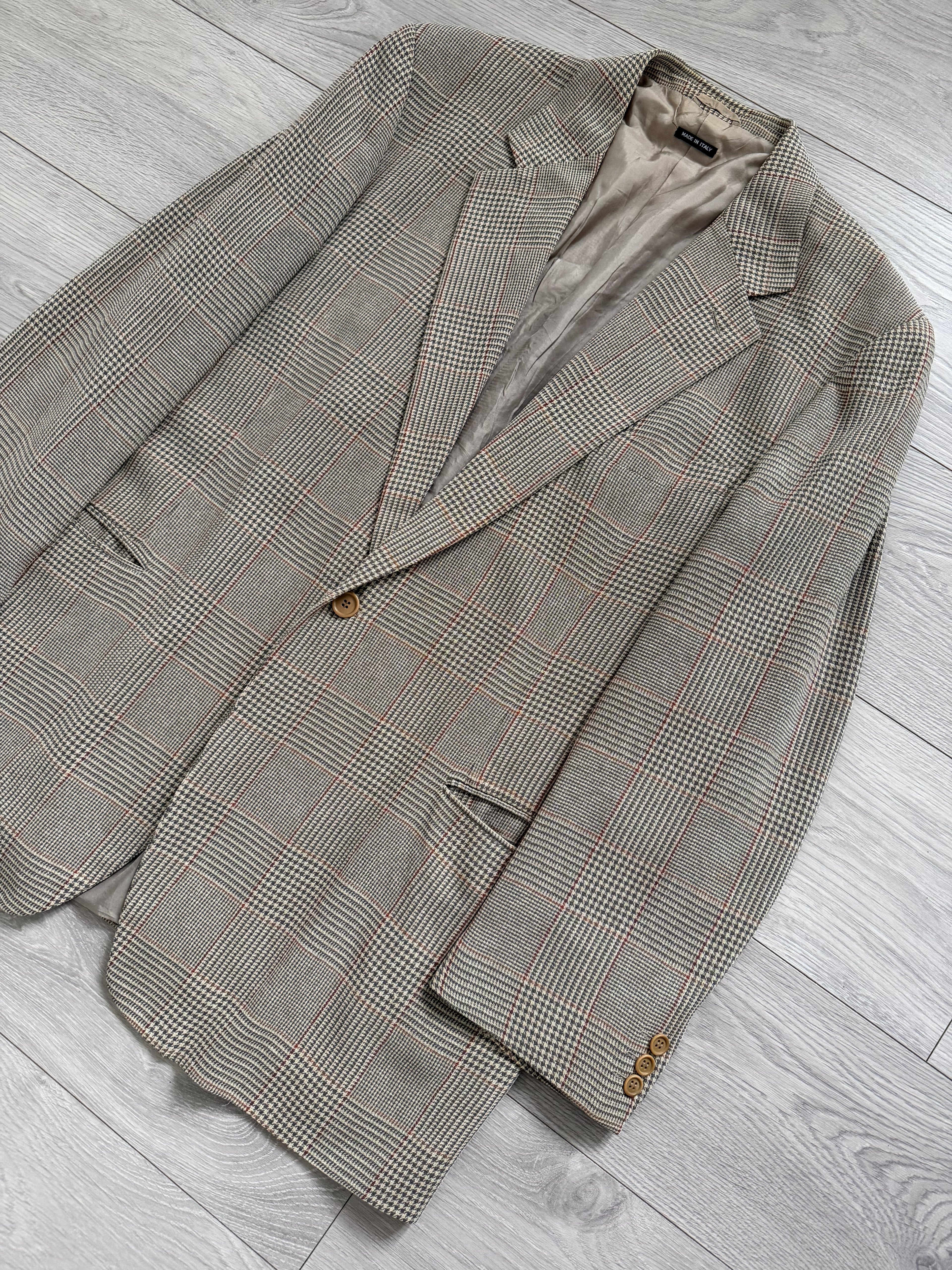 Giorgio Armani Black Label 1990s Silk Wool 1B Sport Jacket Blazer - Size XXL
