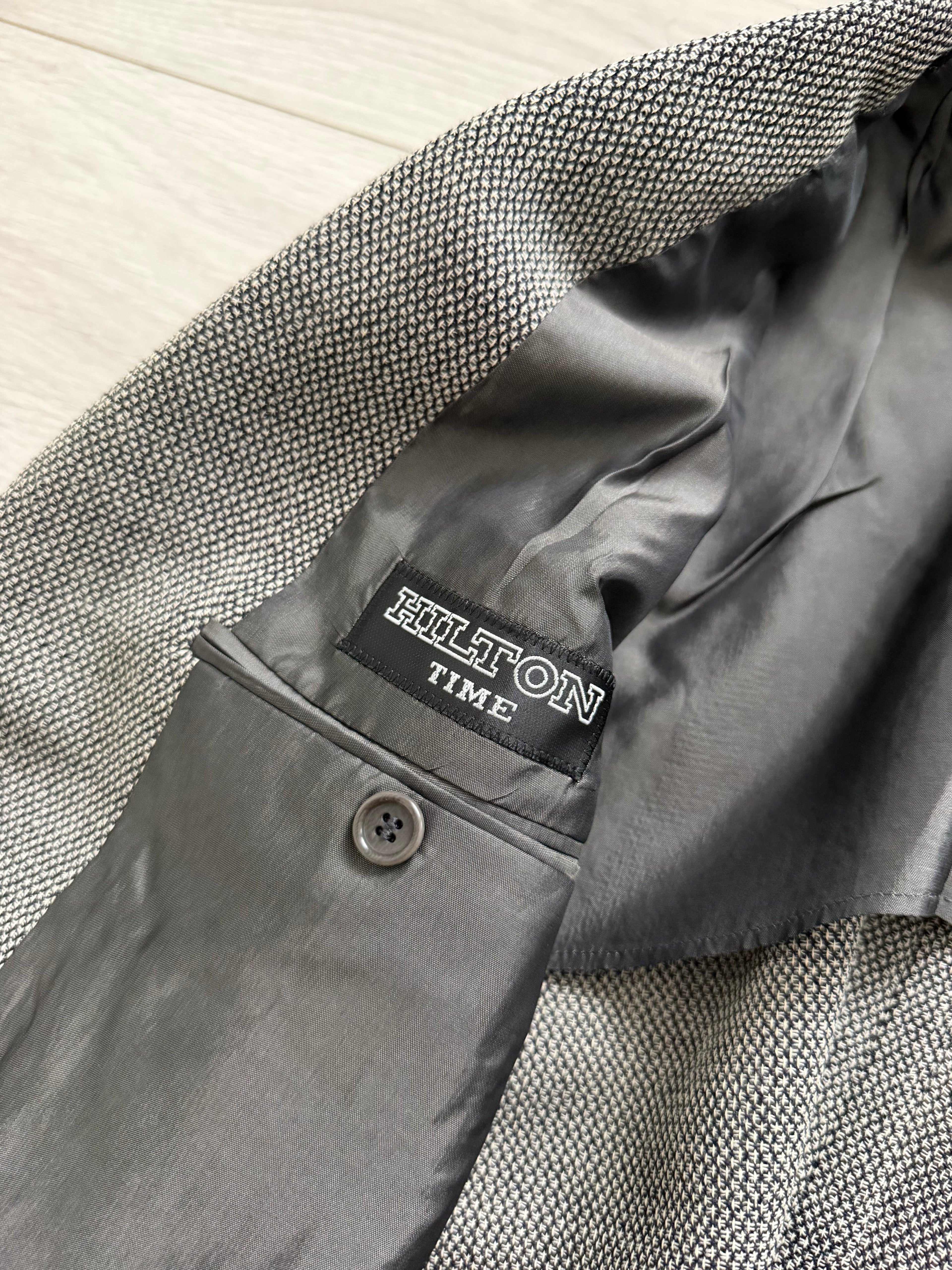 Hilton Vestimenta Armani 1996 3B Textured Wool Sport Jacket Blazer - Size S