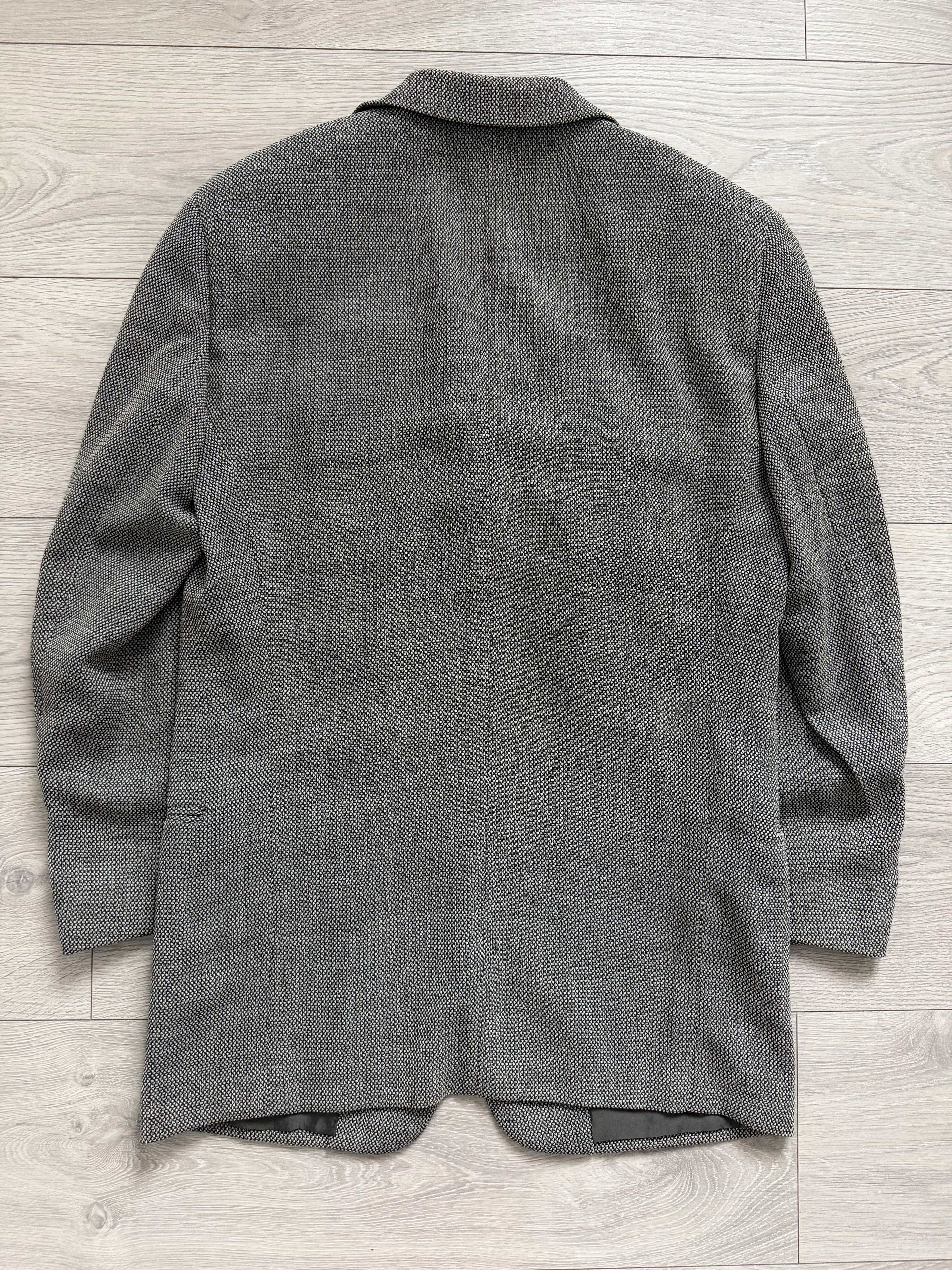Hilton Vestimenta Armani 1996 3B Textured Wool Sport Jacket Blazer - Size S