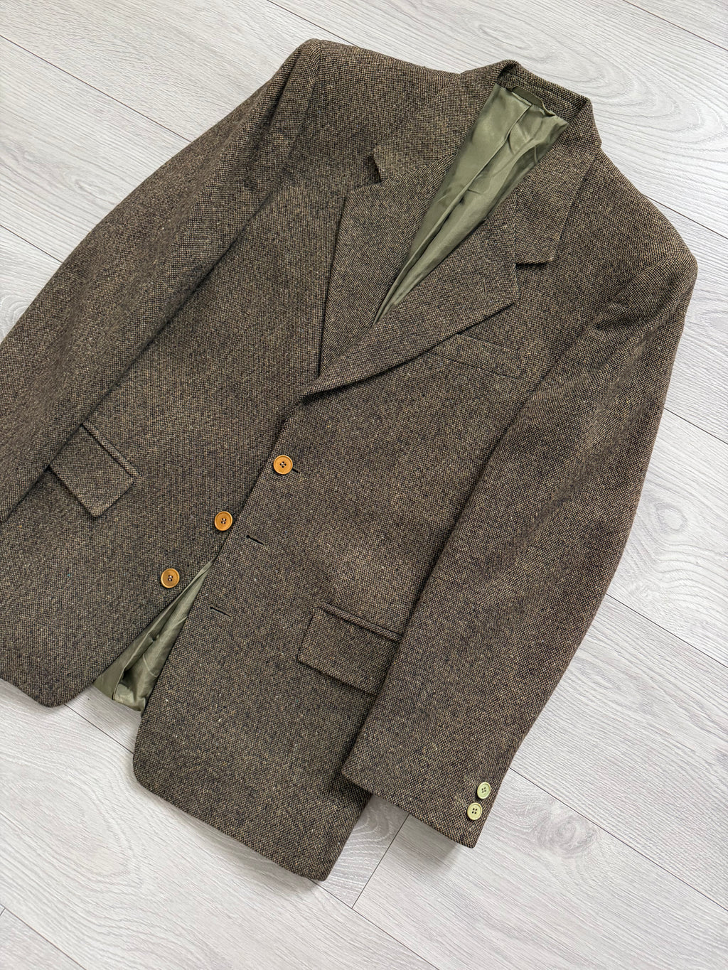 Basile 1980s Asymmetric 3B Textured Wool Sport Jacket Blazer - Size S