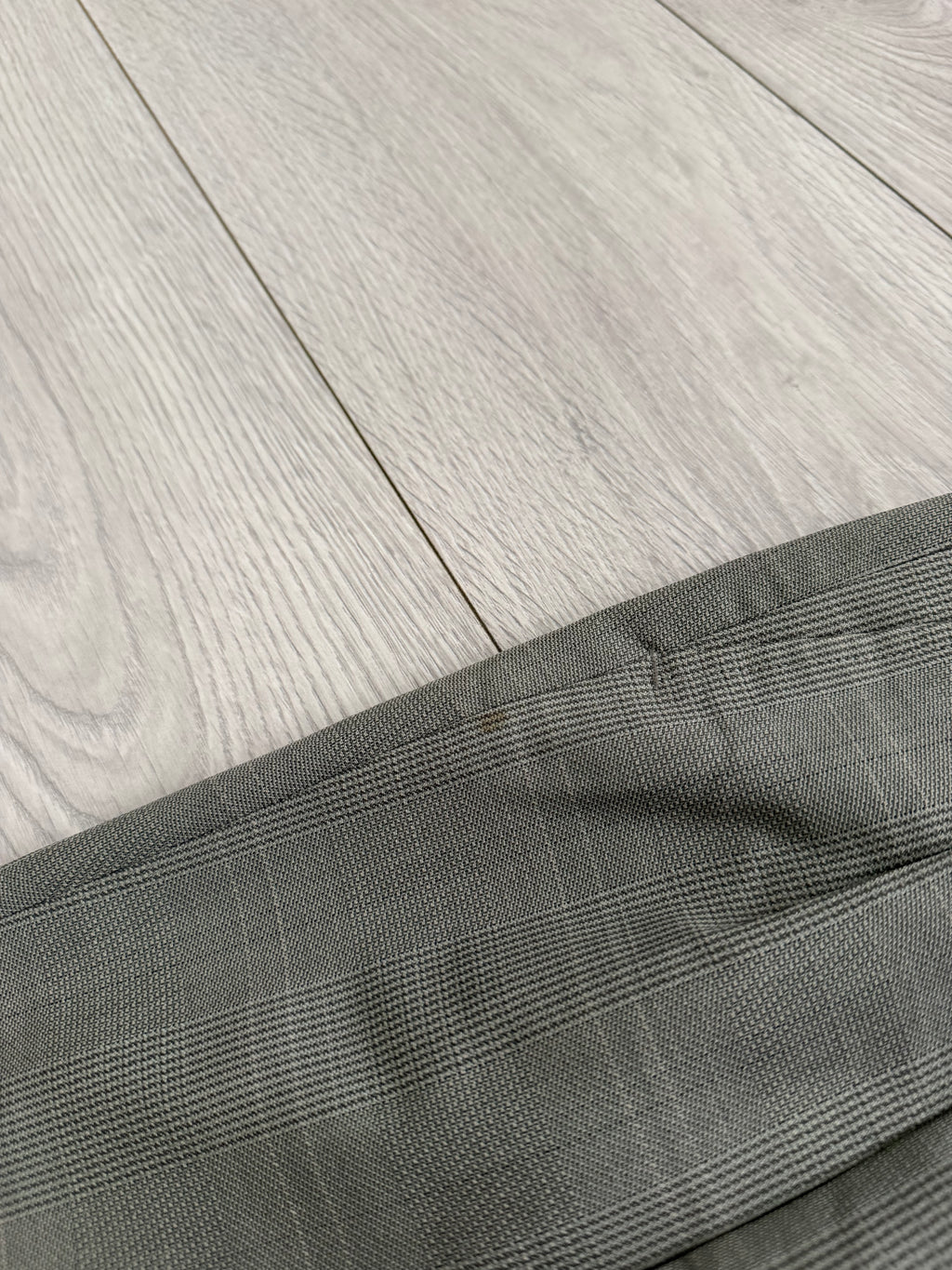 Renoma Paris 1980s Double Pleated Check Wool Pants - Size 30" Waist