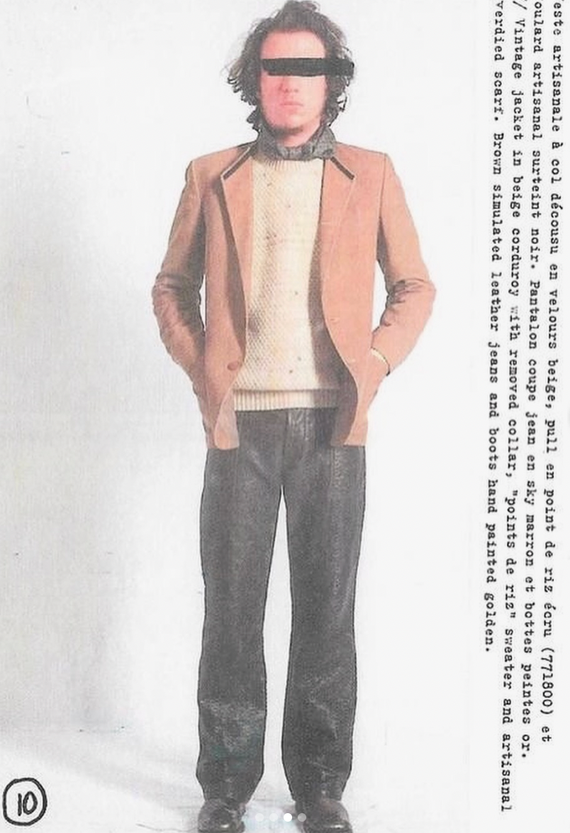 Maison Martin Margiela FW2001 Marled Knit Sweater by Miss Deanna - Size S