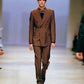 Prada FW2005 Runway Double-Breasted Mohair Wool Suit - Size L Jacket / 34" Waist