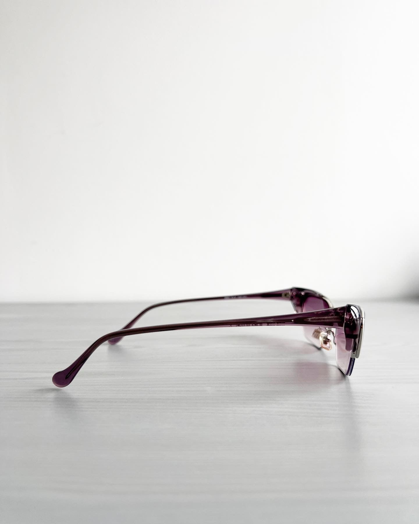 Miu Miu Y2K Gradient Purple Transluscent Sunglasses