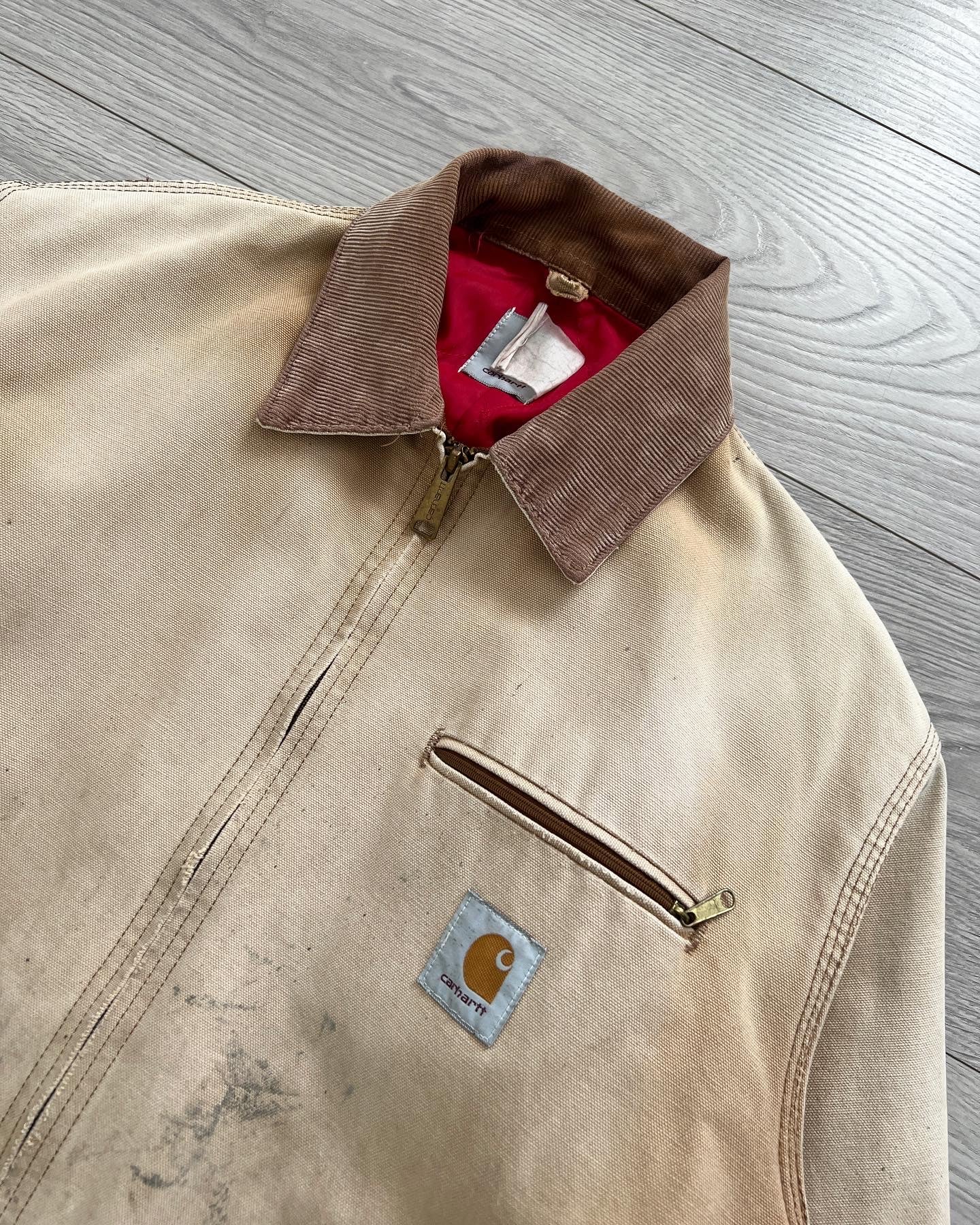 Carhartt Vintage Distressed Detroit Canvas Jacket - Size L – NDWC0