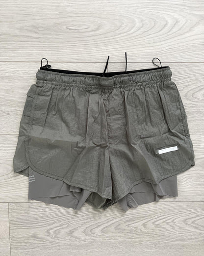 Satisfy Running 3” Rippy Trail Shorts in Steel - Size S