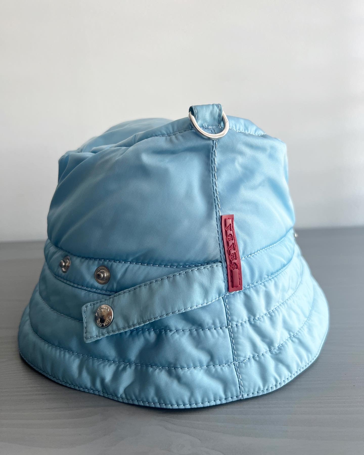 Prada Sport FW1999 Padded Nylon Technical Bucket Hat