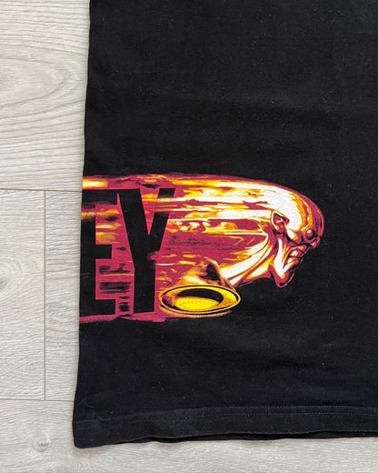 Oakley Software Early 2000s Flame Logo T-Shirt - Size L