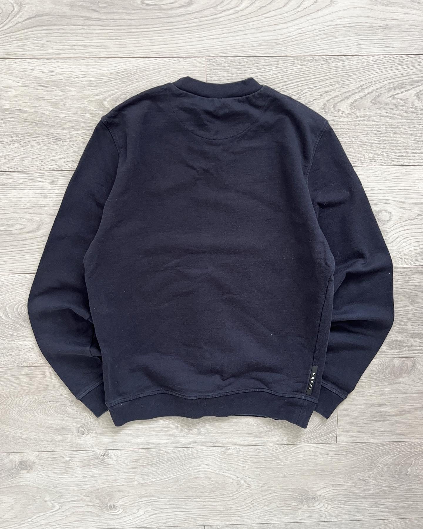 Prada Mainline AW2019 Tonal Logo Sweater - Size S