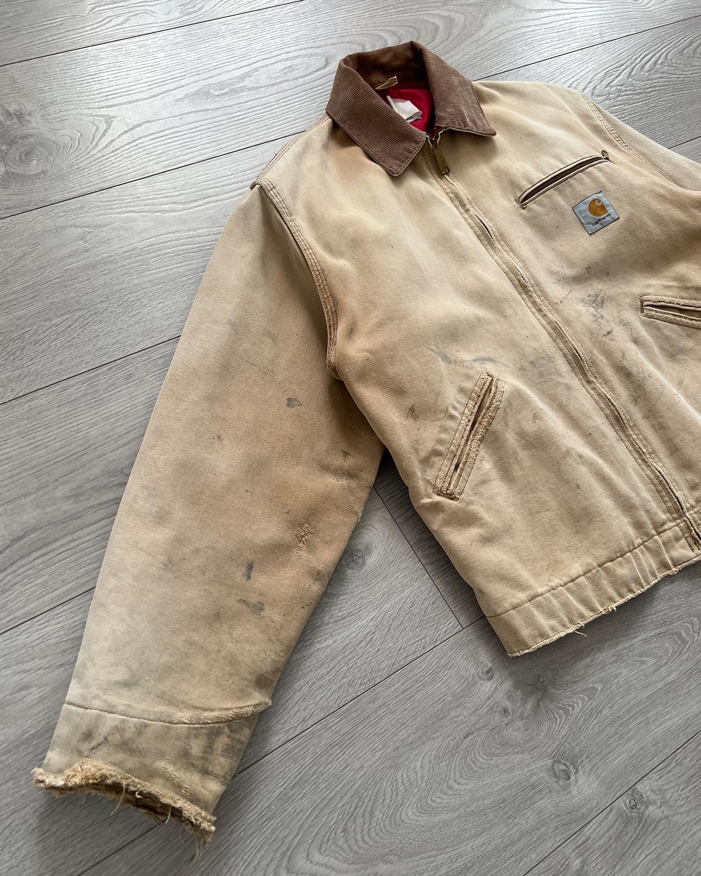 Carhartt Vintage Distressed Detroit Canvas Jacket - Size L – NDWC0