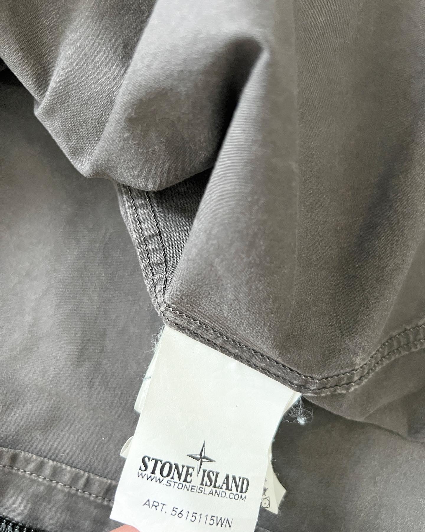 Stone Island SS2012 Zip-Front Washed Overshirt - Size S