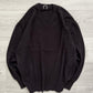 Comme Des Garcons Homme 1990s Wool V-Neck Knit Sweater - Size S