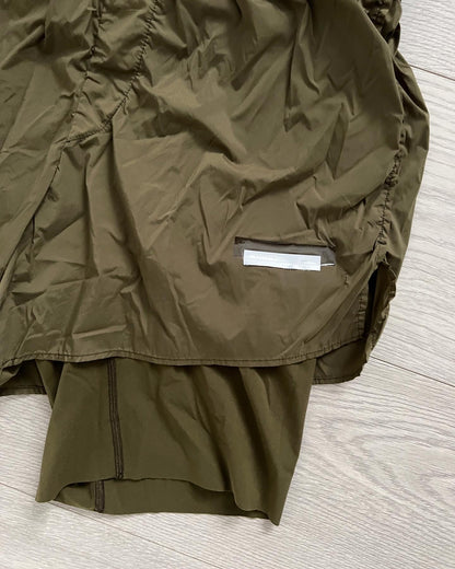 Satisfy Running 8” TechSilk Trail Shorts in Green - Size M