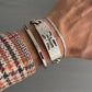 Jean Paul Gaultier 00s Stainless Steel Cross Watch Bracelet