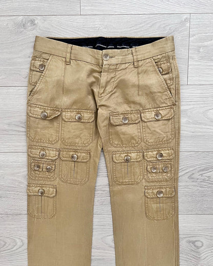 Dolce & Gabbana SS2008 Multipocket Cargo Pants - Size 28