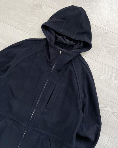 Comme Des Garcons Homme 1990s Wool Swing Parka - Size M