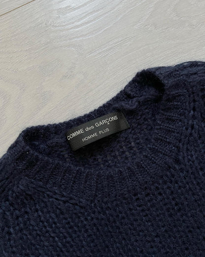 Comme Des Garcons Homme Plus FW2003 ‘Curve’ Extended Mohair Knit - Size M