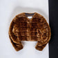 Helmut Lang 1990s Cropped Faux Fur Jacket