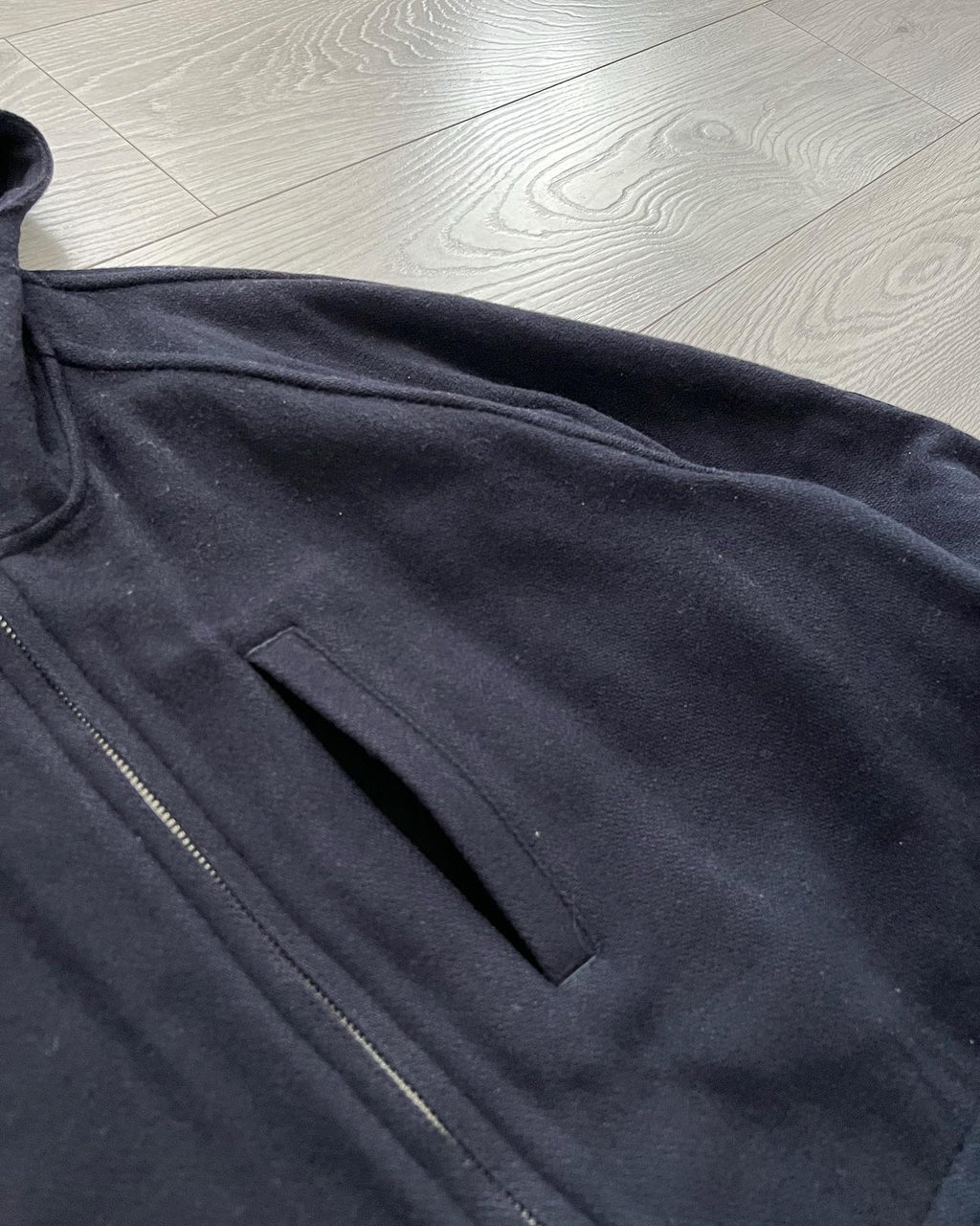 Comme Des Garcons Homme 1990s Wool Swing Parka - Size M