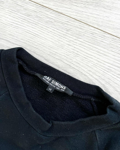 Raf Simons AW2005 ‘History Of My World’ List Patched Sweater - Size M