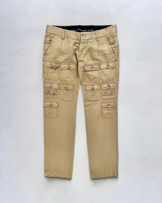 Dolce & Gabbana SS2008 Multipocket Cargo Pants - Size 28