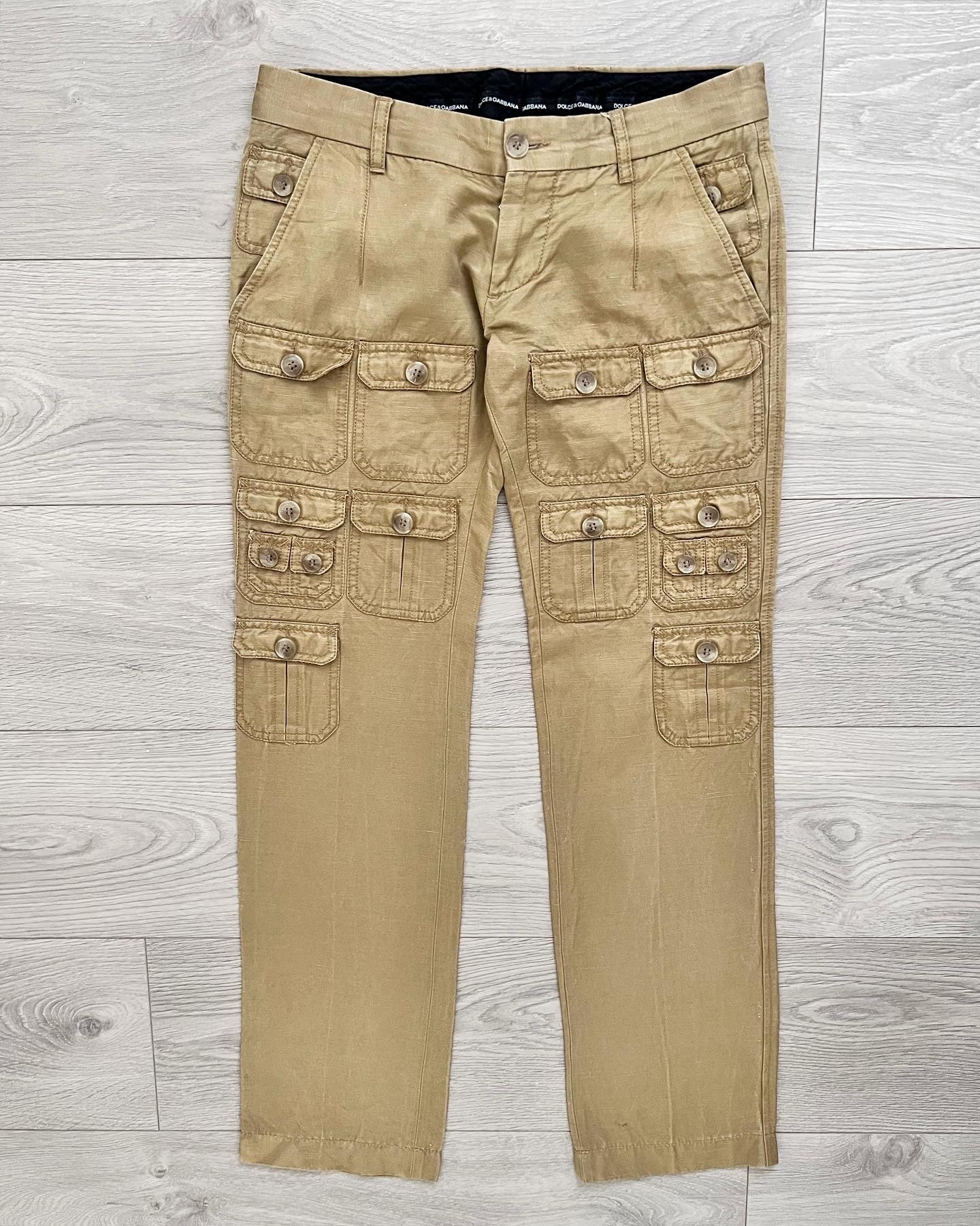 Dolce & Gabbana SS2008 Multipocket Cargo Pants - Size 28